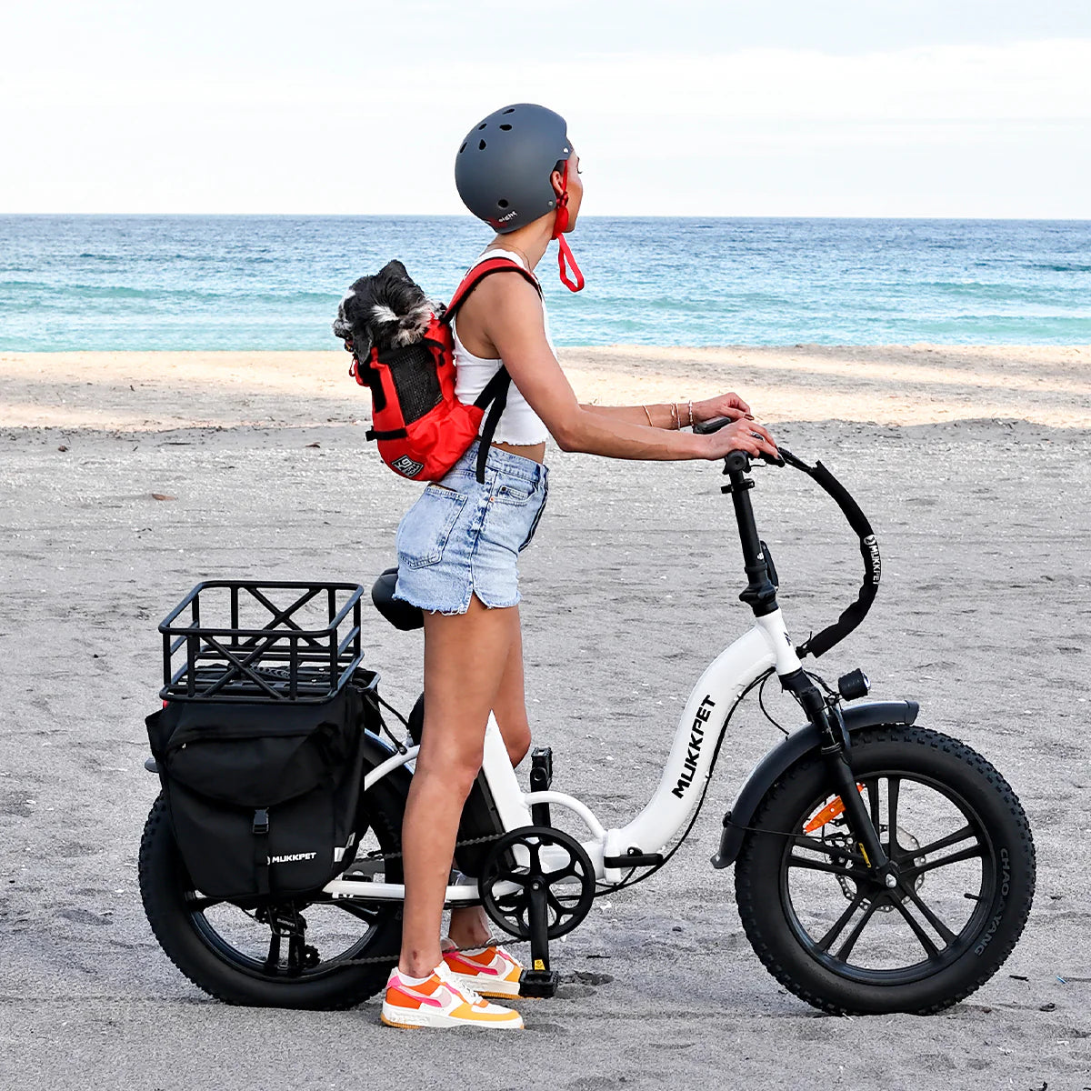 Mukkpet GL Foldable Fat Tire E-bike, Max Speed - 25mph