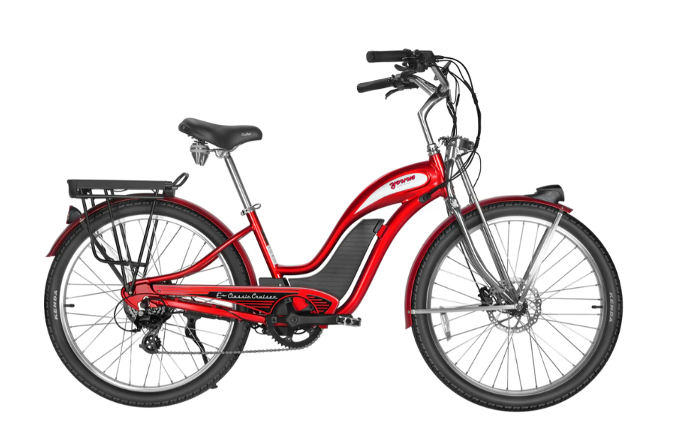 Young Electric E-Classic Cruiser 26" Retro eBike | 500W Motor, Up to 58 miles, Max Speed - 20 MPH