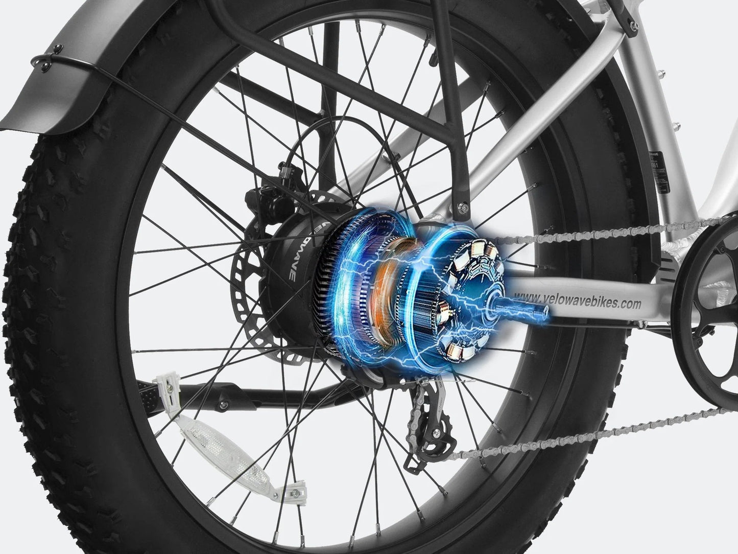 VELOWAVE Ranger 2.0 Fat Tire All-Terrain Electric Bike, Top Speed 28MPH
