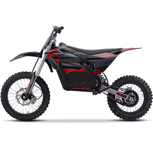 MotoTec 72v Pro Electric Dirt Bike 5000w Lithium Blue, Top Speed: 50 MPH
