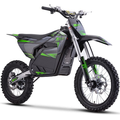 MotoTec 72v Pro Electric Dirt Bike 5000w Lithium Blue, Top Speed: 50 MPH