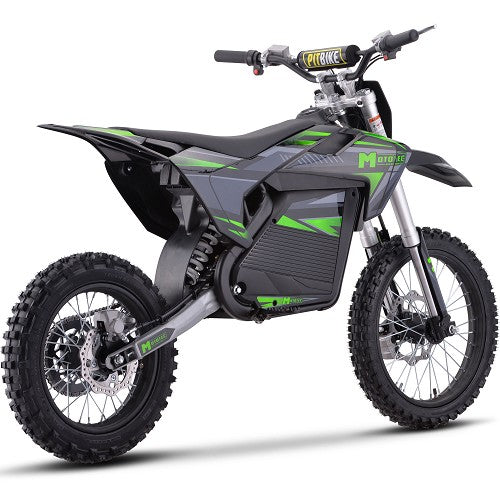 MotoTec 72v Pro Electric Dirt Bike 5000w Lithium Blue, Top Speed: 50 MPH