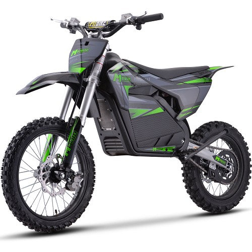 MotoTec 72v Pro Electric Dirt Bike 5000w Lithium Blue, Top Speed: 50 MPH