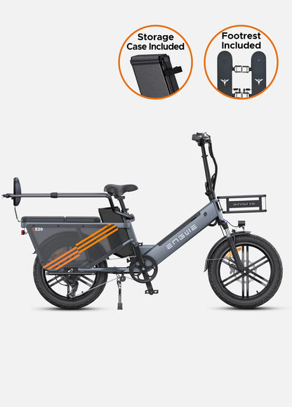 ENGWE LE20, Top Speed - 15.5 mph