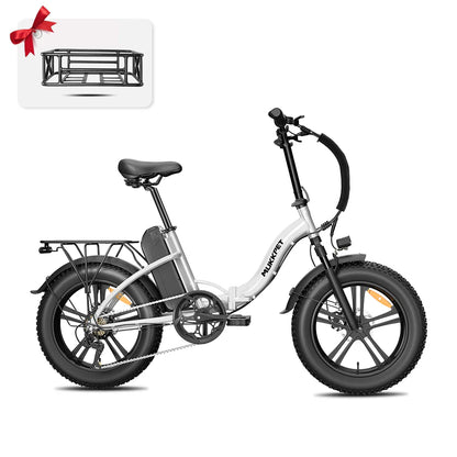 Mukkpet GL Foldable Fat Tire E-bike, Max Speed - 25mph
