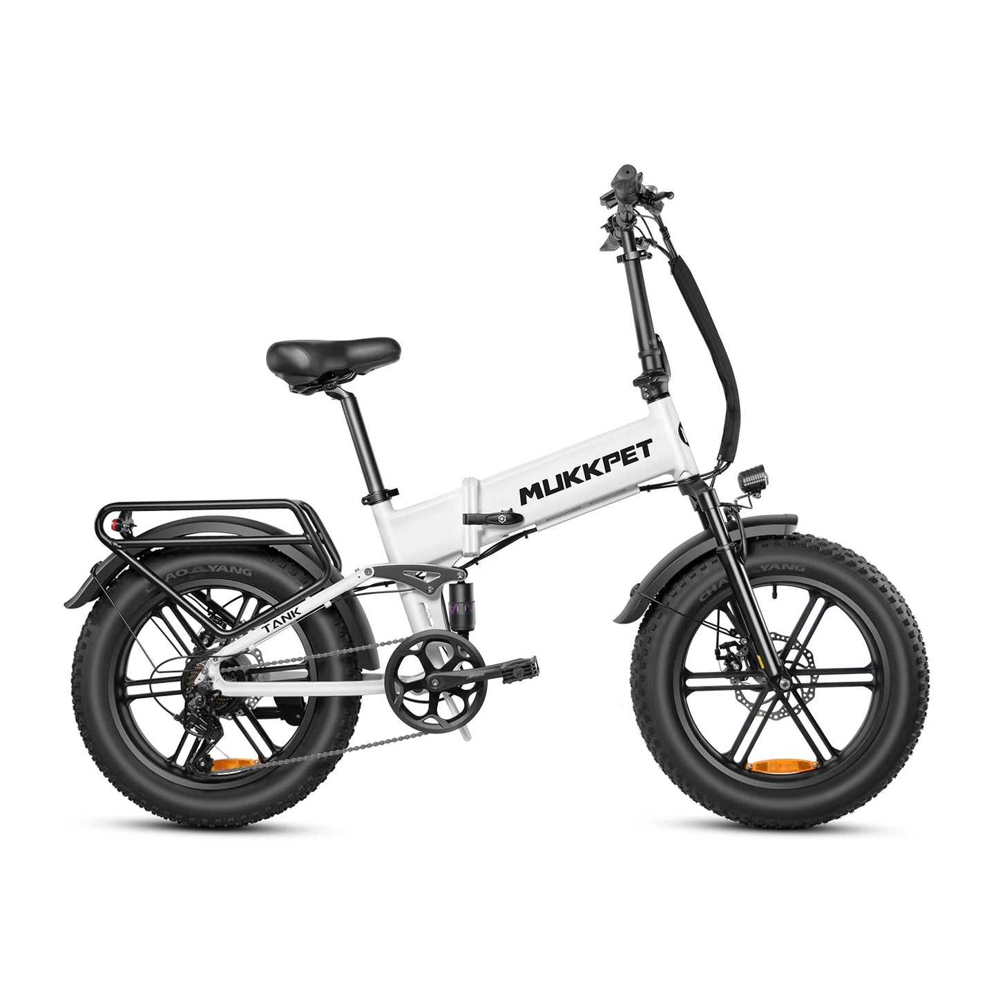 Mukkpet Tank 1500W Peak Foldable E-bike, Max Speed - 25MPH