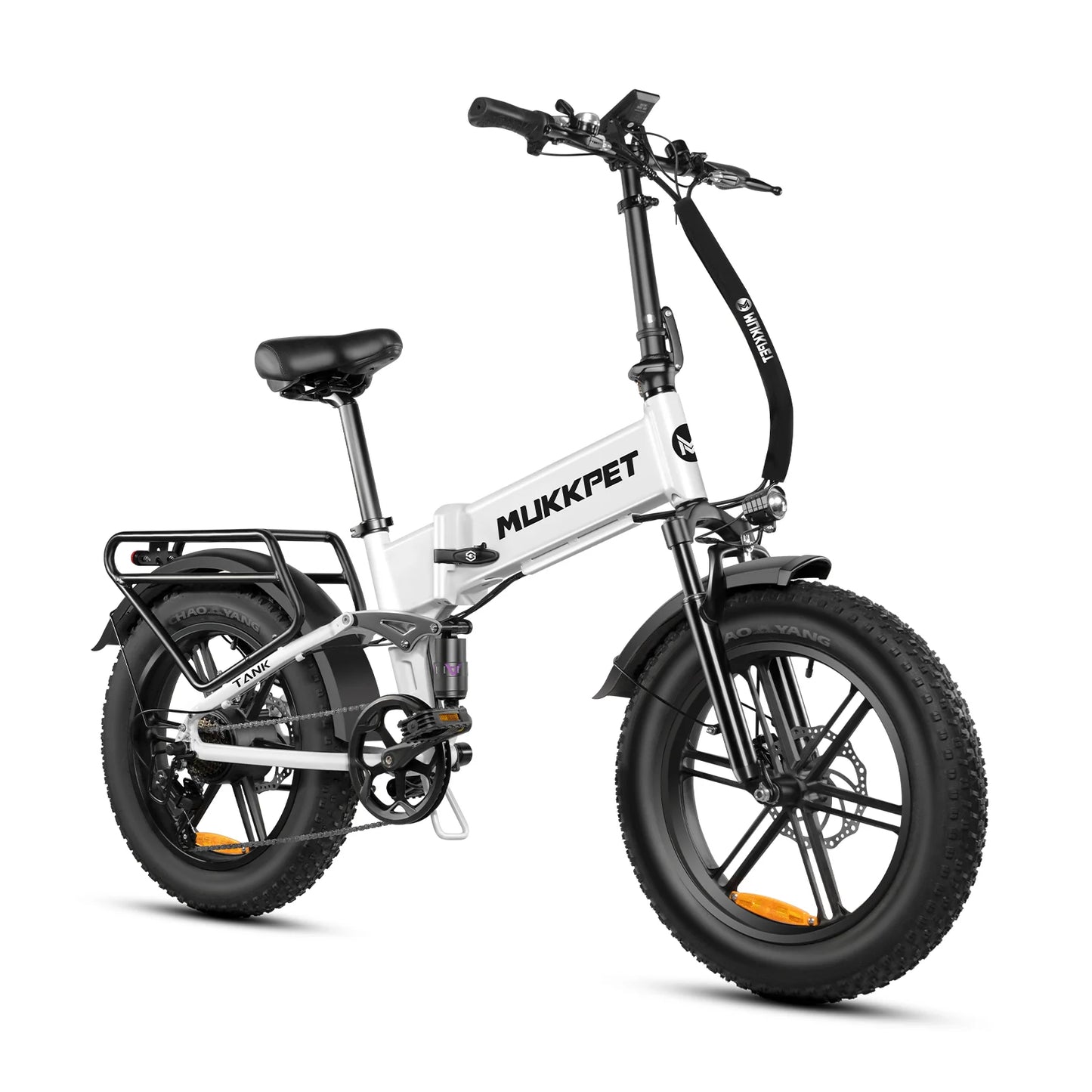 Mukkpet Tank 1500W Peak Foldable E-bike, Max Speed - 25MPH
