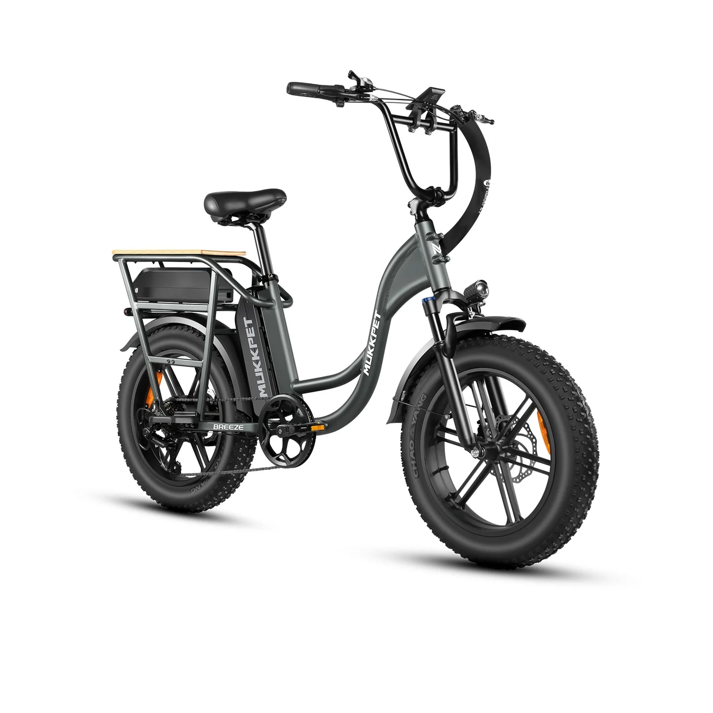 Mukkpet Breeze Dual-Battery Cargo eBike, Max Speed - 28MPH