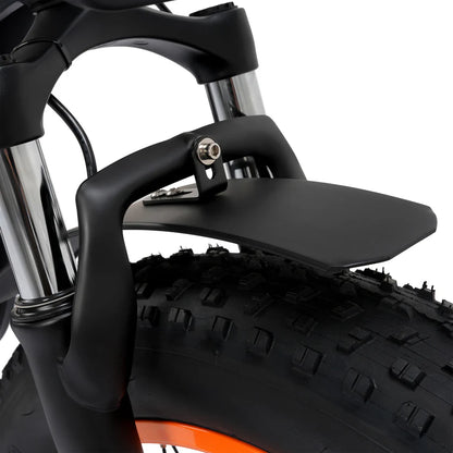 Ecotric 48V 24"x4.0 Front 20"x4.0 Rear Tires Tricycle electric bike with Front Basket + Rear Rack, Top Speed - 26MPH