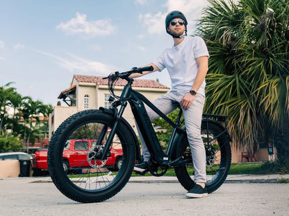 VELOWAVE Ranger 2.0 Fat Tire All-Terrain Electric Bike, Top Speed 28MPH