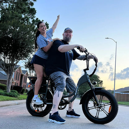 Mukkpet Breeze Dual-Battery Cargo eBike, Max Speed - 28MPH