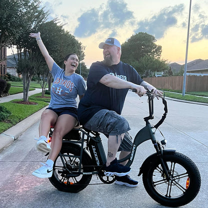 Mukkpet Breeze Dual-Battery Cargo eBike, Max Speed - 28MPH