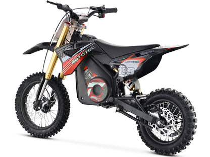 MotoTec 36v Pro Electric Dirt Bike 1000w Lithium Red, Top Speed: Adjustable from 5 to 18 MPH