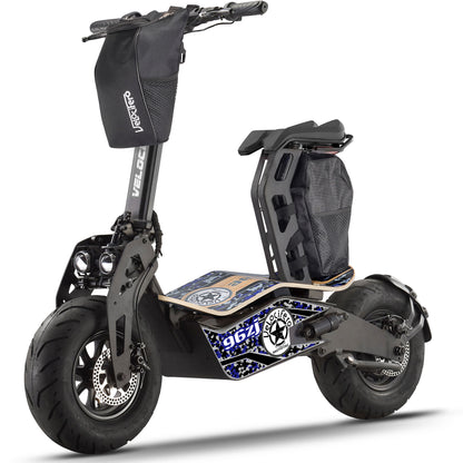 MotoTec Mad 1600w 48v Electric Scooter, Top Speed: 28 MPH