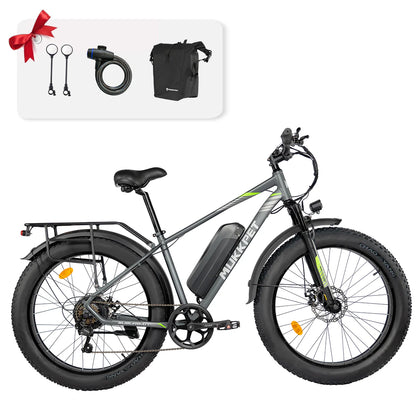 Mukkpet Suburban 1500W Peak E-bike, Max Speed: 25 MPH