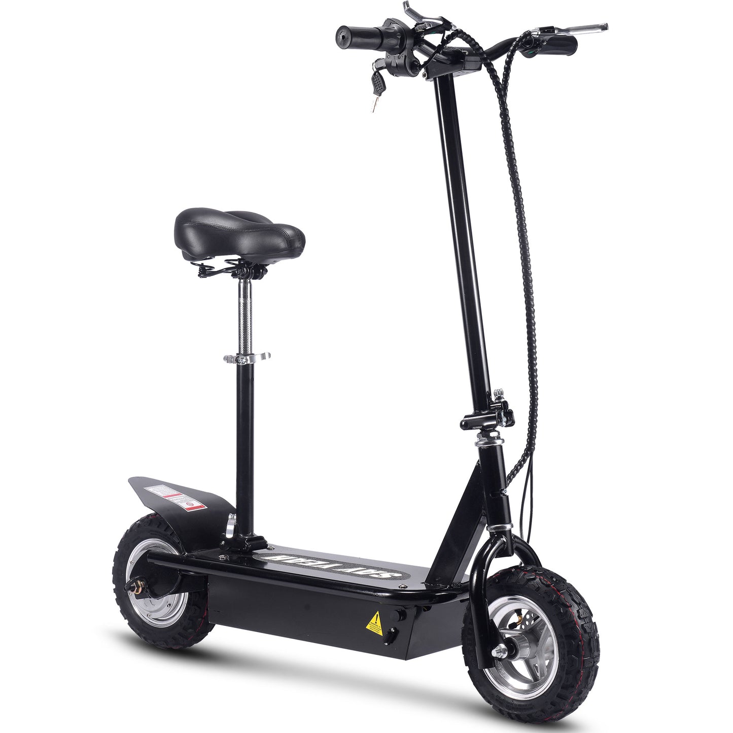 Say Yeah 500w 36v Electric Scooter Black, Top Speeds: Ride at 8, 15, or 22 MPH