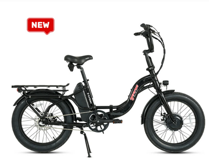 Young Electric E-Urban 500W Lightweight Folding eBike | 20'' All-terrain Fat Tire With 480Wh LG Battery | Internal Gear Hub, Top Speed - 20MPH