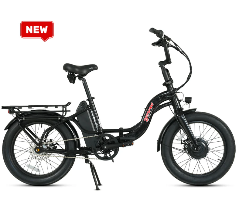 Young Electric E-Urban Pro 500W Lightweight Folding eBike | 20'' Fat Tire With 720Wh LG Battery | Torque Sensor, Internal Gear Hub, Max Speed - 20MPH