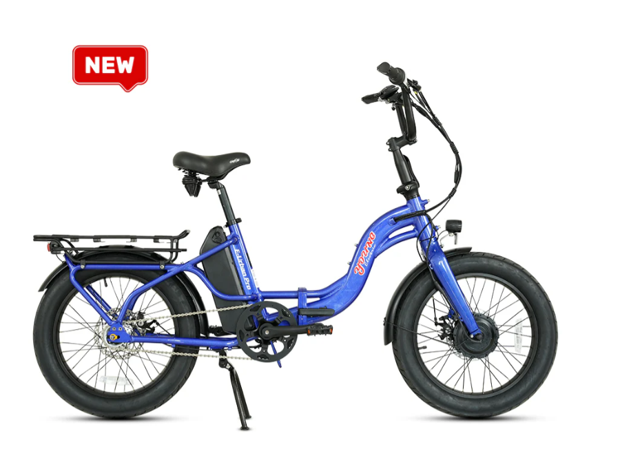 Young Electric E-Urban Pro 500W Lightweight Folding eBike | 20'' Fat Tire With 720Wh LG Battery | Torque Sensor, Internal Gear Hub, Max Speed - 20MPH