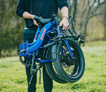 Young Electric E-Urban Pro 500W Lightweight Folding eBike | 20'' Fat Tire With 720Wh LG Battery | Torque Sensor, Internal Gear Hub, Max Speed - 20MPH