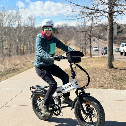 Mukkpet Tank 1500W Peak Foldable E-bike, Max Speed - 25MPH