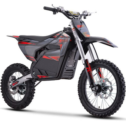 MotoTec 72v Pro Electric Dirt Bike 5000w Lithium Blue, Top Speed: 50 MPH