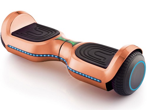 MotoTec Hoverboard 24v 6.5in Wheel L17 Pro Rose Gold, Maximum Speed: Up to 6+ mph